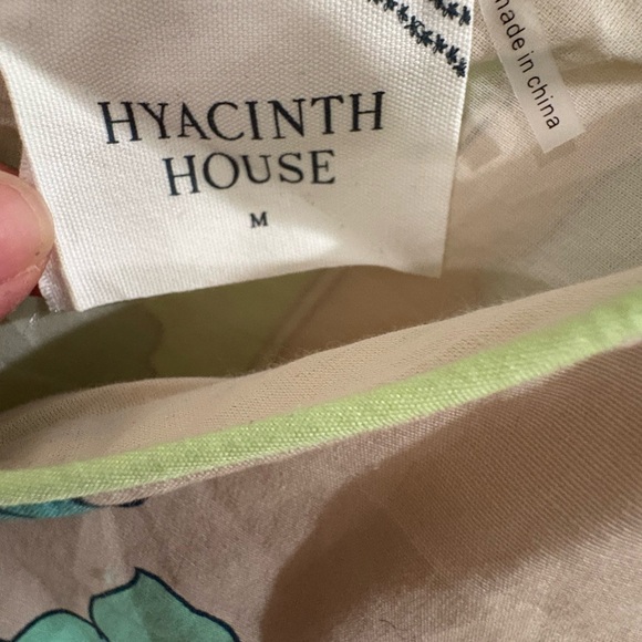 Tuckernuck Hyacinth House Sabine Floral Mint Green One-Shoulder - Picture 4 of 5